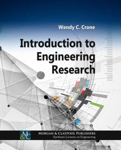 Book cover: W.C. Crone, Introduction to Engineering Research, 2020