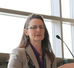 Prof. Wendy Crone lecturing